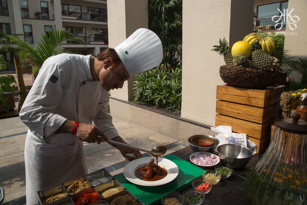 Step-7-Add water, tomato puree and cook it till Lamb become tender