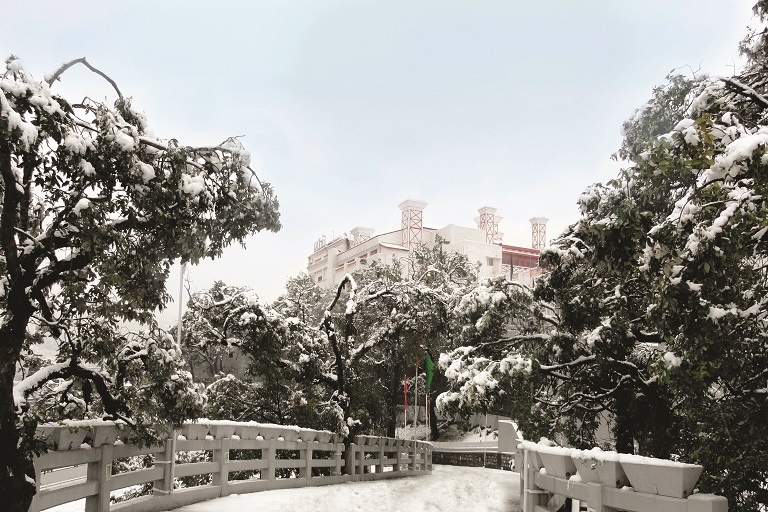 Jaypee Residency Manor: Snowy Winterland in Mussoorie
