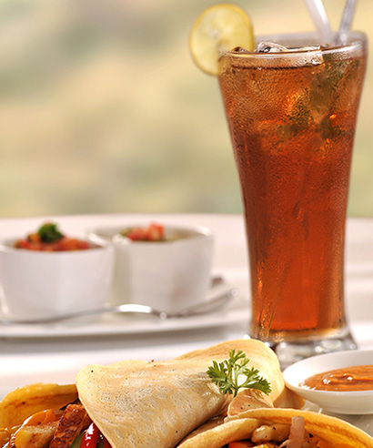 a glass of Ice tea